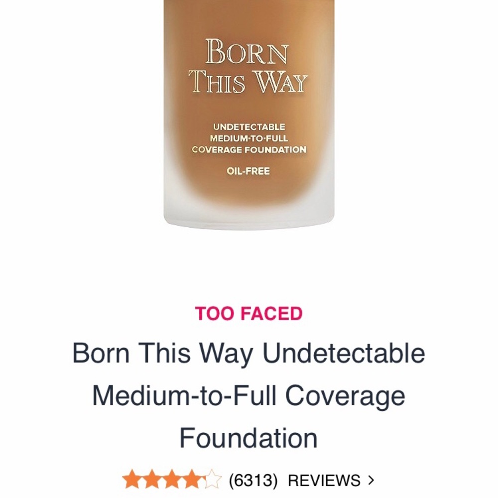 Too Faced Born This Way Foundation Butter Pecan